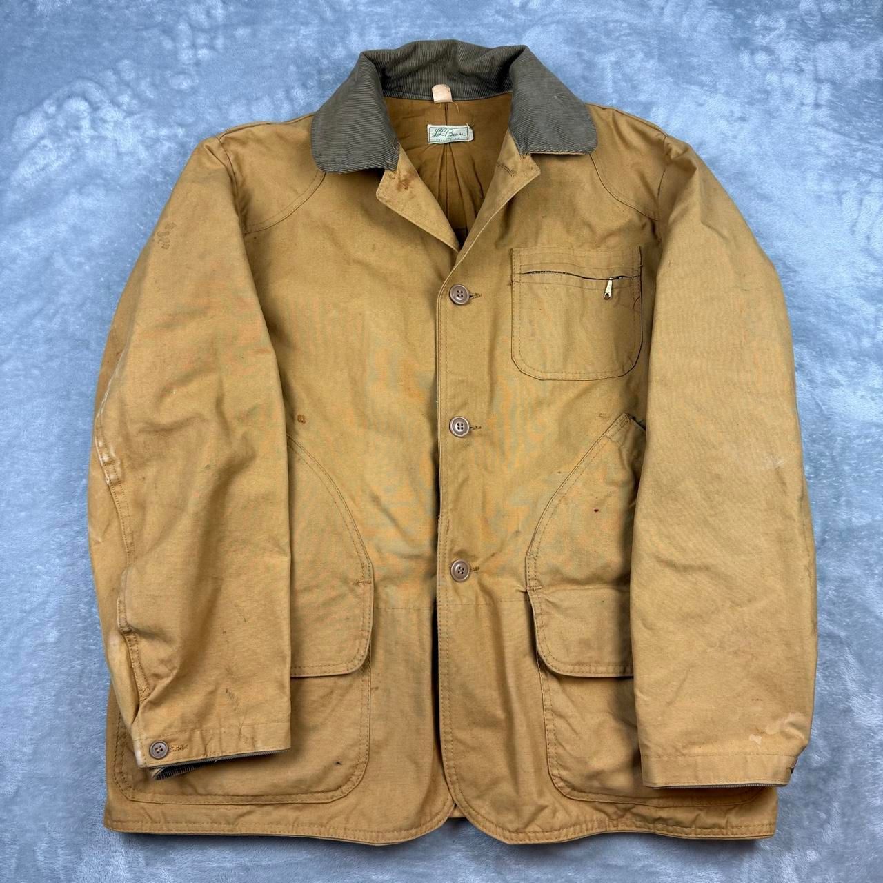 Llbean Men's Tan And Brown Jacket